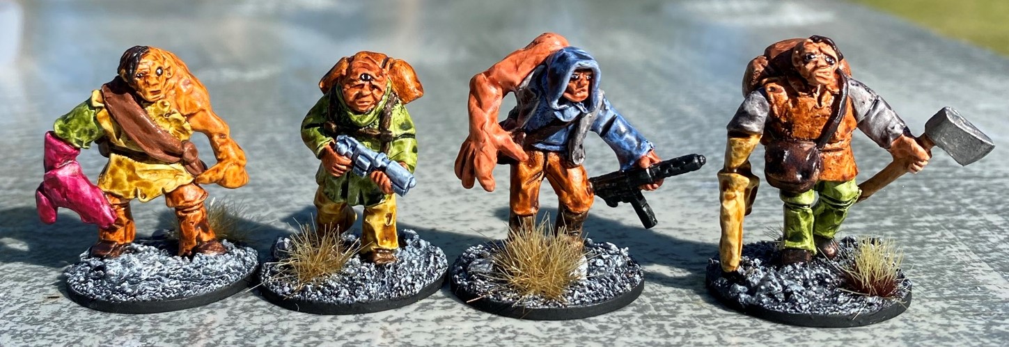 28mm Miniature Mutants and Wanderers - Finished Projects - Blender