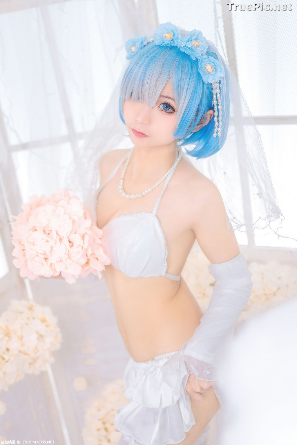 Image [MTCos] 喵糖映画 Vol.029 – Chinese Cute Model – Bride Rem Cosplay - TruePic.net - Picture-2