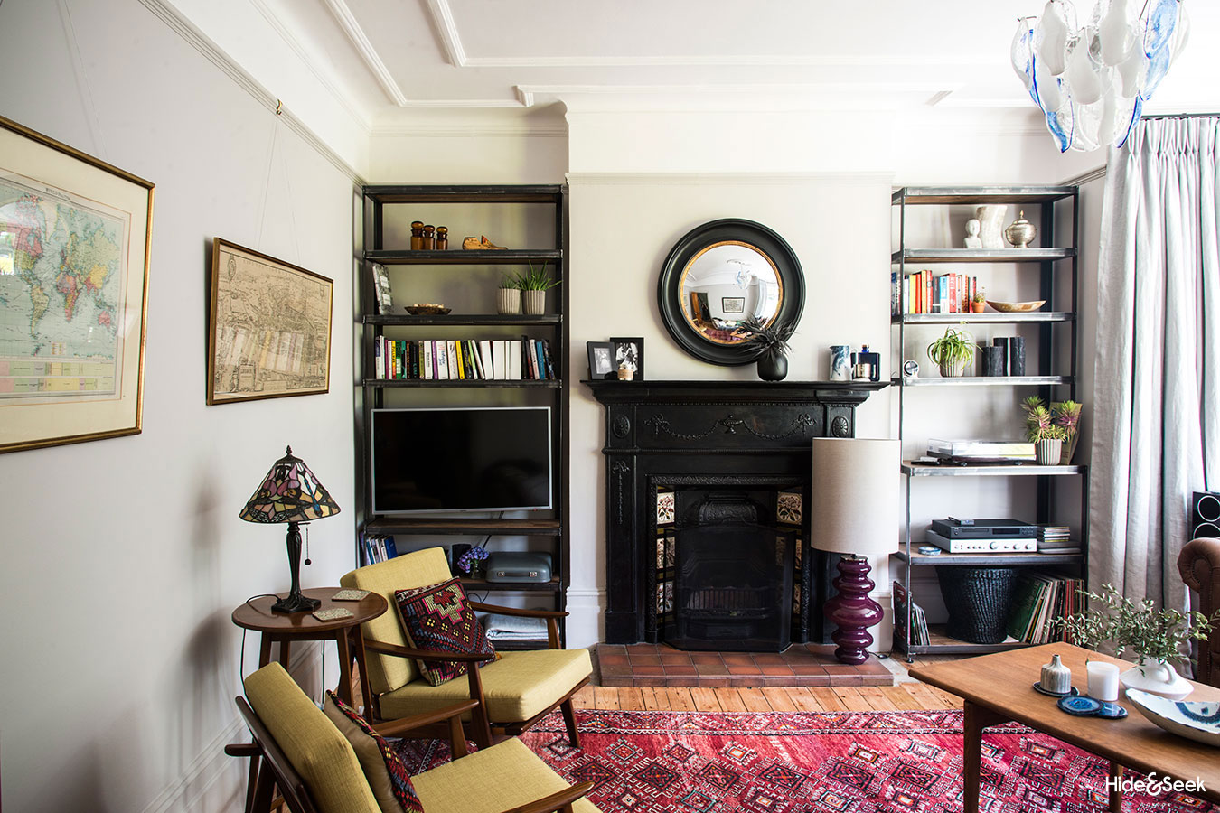 Before After An Eclectic Edwardian Living Room Design Seeker Living Room After