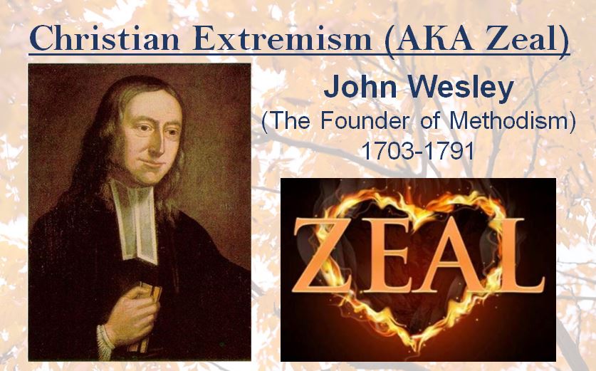 Pastor Chris' Blog Christian Extremism (AKA Zeal)