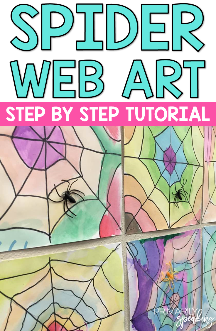 Spider  Art Tutorial Primarily Speaking
