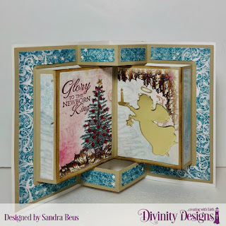 Stamp Set: Good Tidings, Custom Dies: Book Fold Card with Layers, Angel, Paper Collection: Christmas 2014