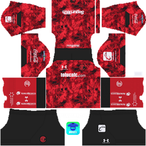Sintético 101+ Foto Uniforme Del Toluca Para Dream League Soccer 2021