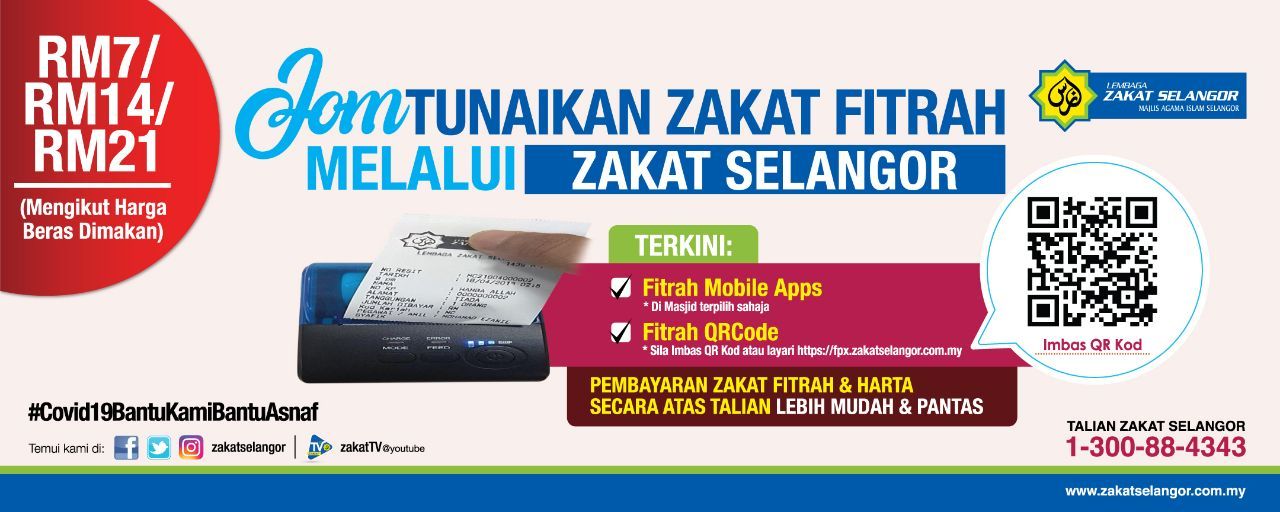 Bayar fitrah online selangor