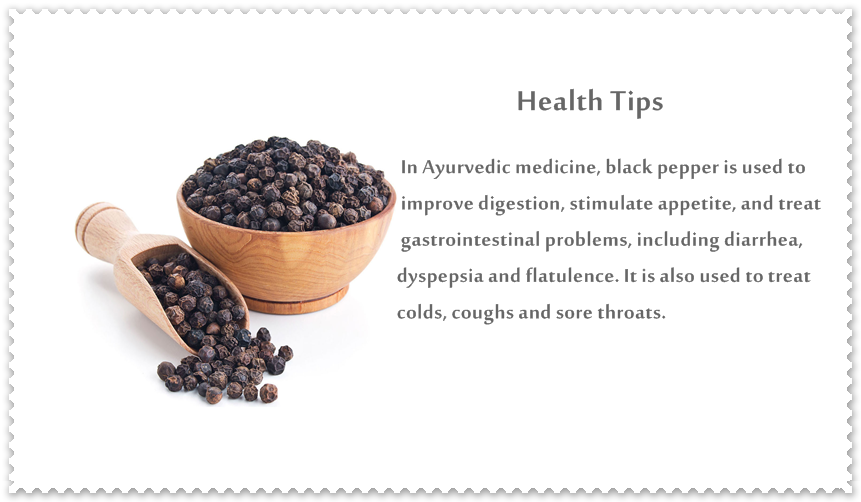 Cooking With Black Pepper