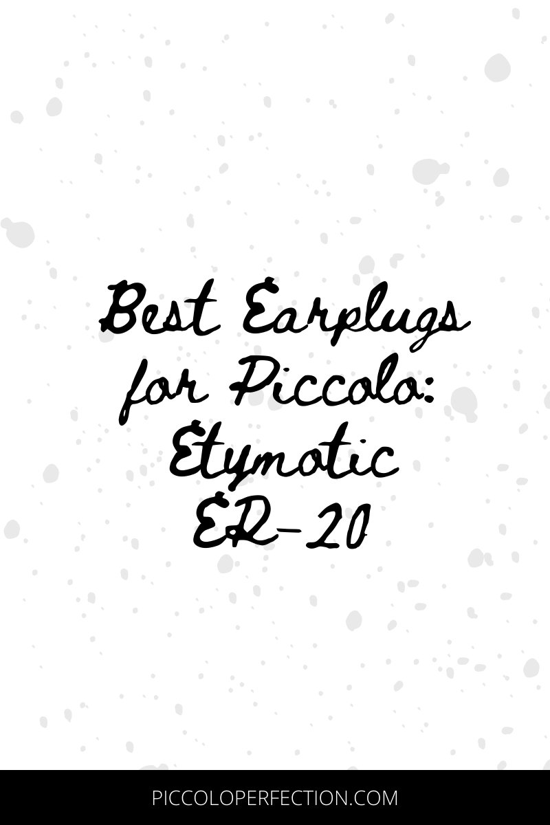 Best Earplugs for Piccolo Etymotic ER20 Review Piccolo Perfection