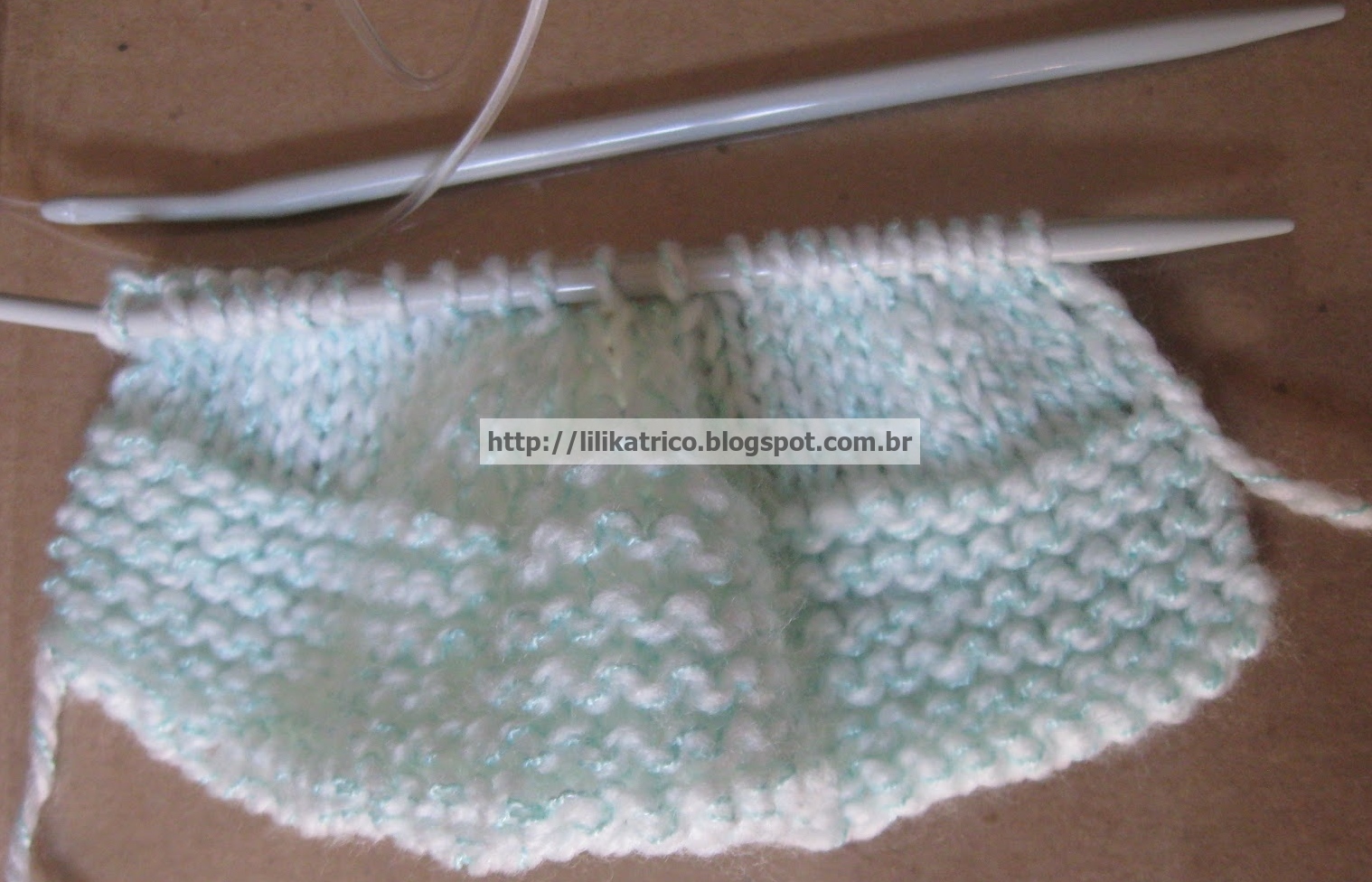sapatinho de tricô fácil