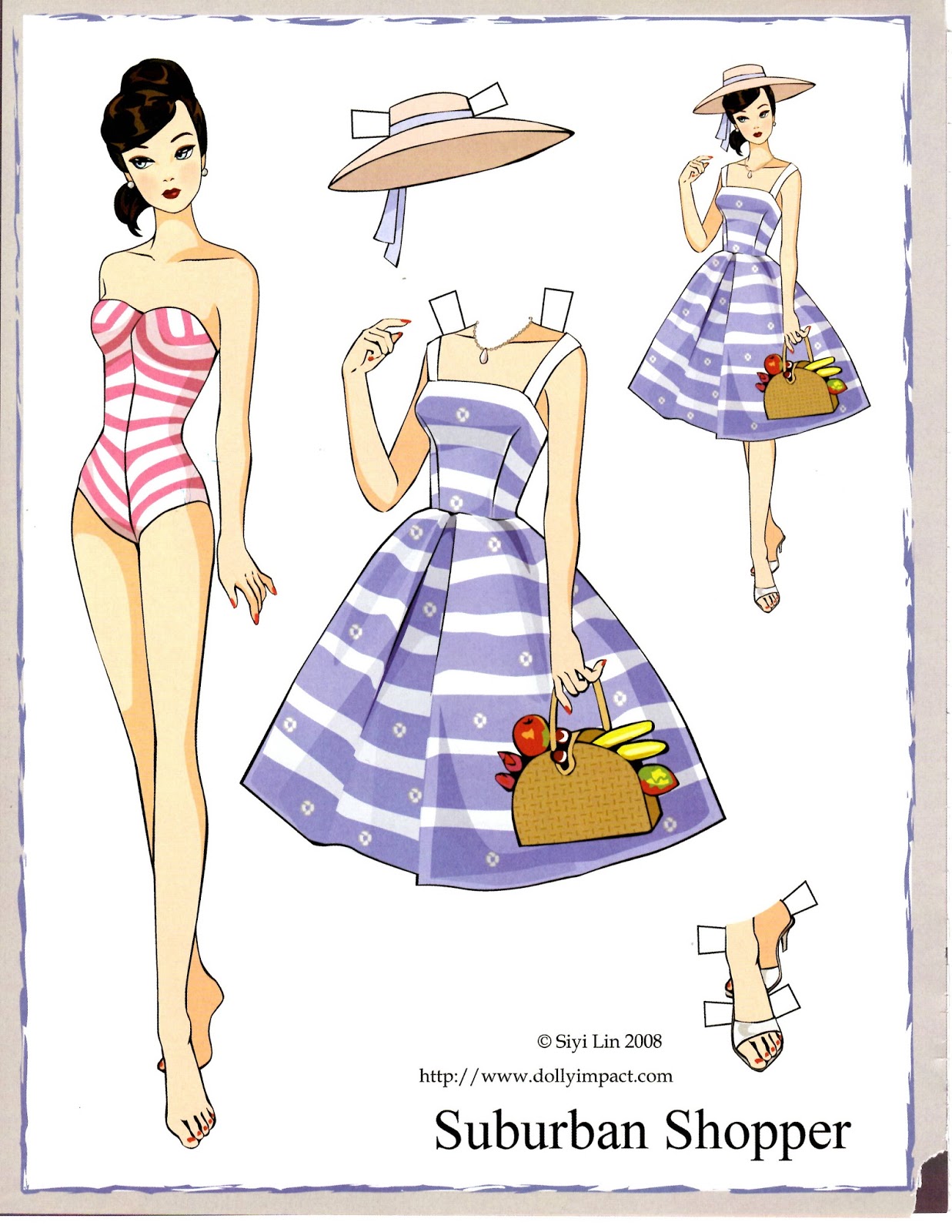 barbie doll with paper