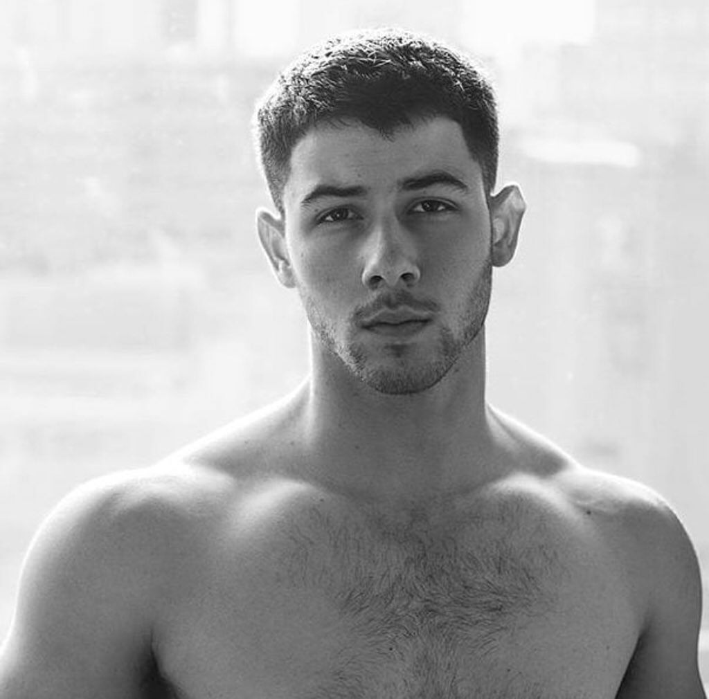 Alexis_Superfan's Shirtless Male Celebs: Nick Jonas B&W shirtless for ...