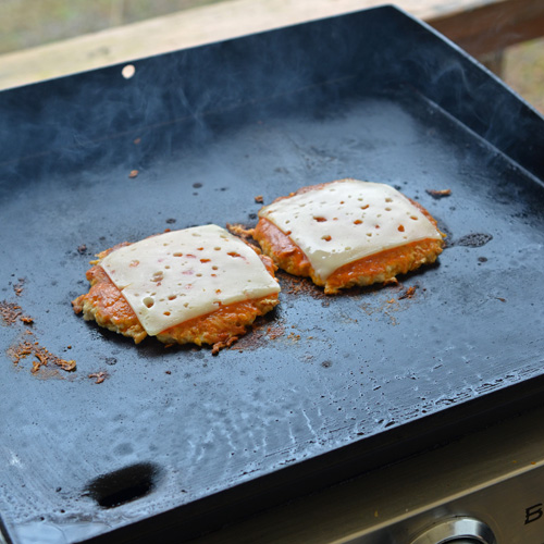 Buffalo Chicken Smash Burger