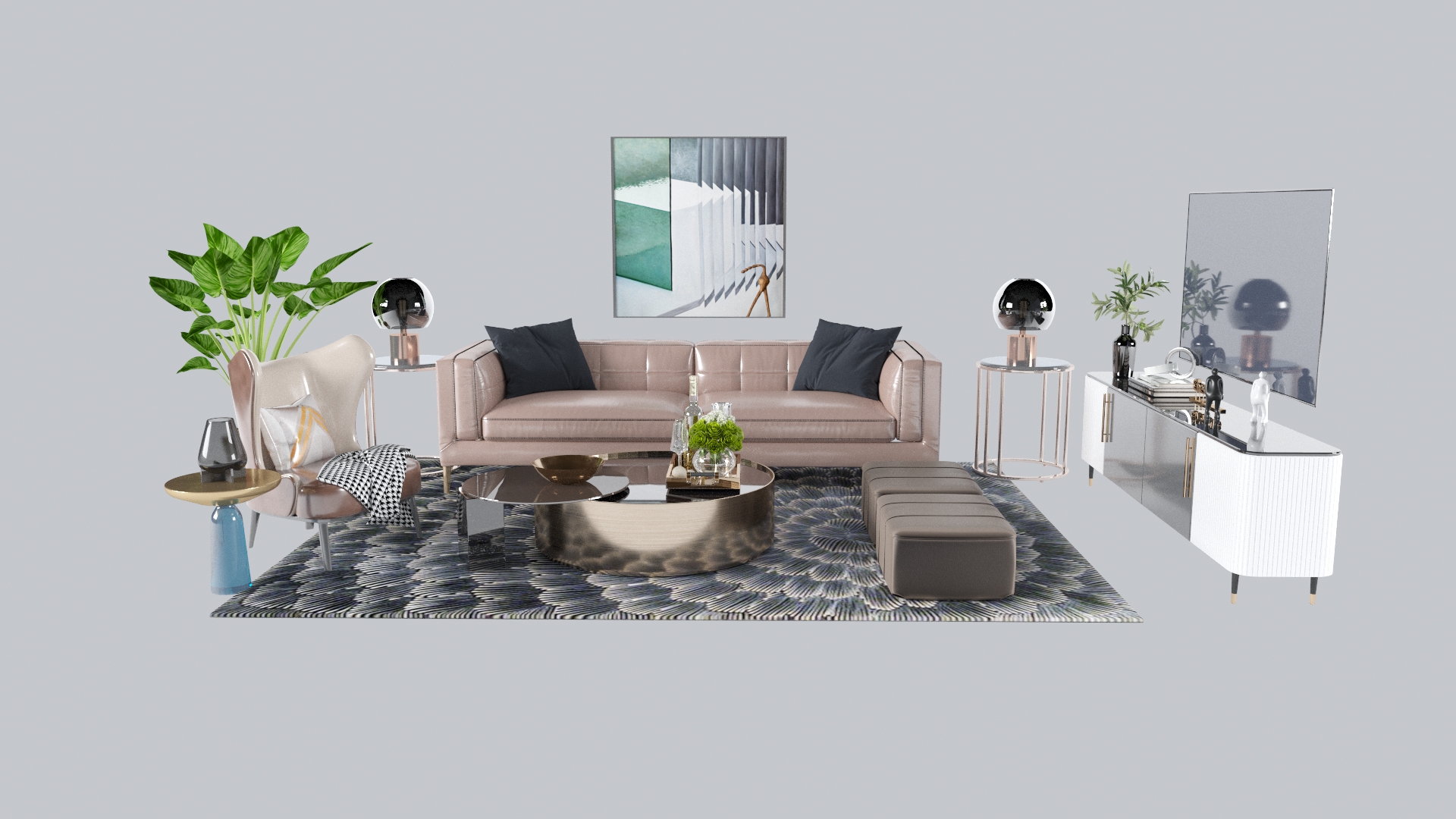 templates 3D: Living room