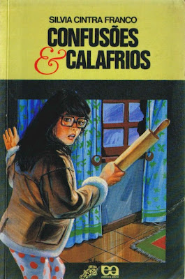 Confusões & calafrios. Silvia Cintra Franco. Editora Ática. Coleção Vaga-Lume. 1992-1996 (1ª a 3ª edição). ISBN: 85-08-04128-4. Capa de Edilson Bilau (ilustração) e Ary Almeida Normanha (leiaute). Ilustrações de Edilson Bilau.