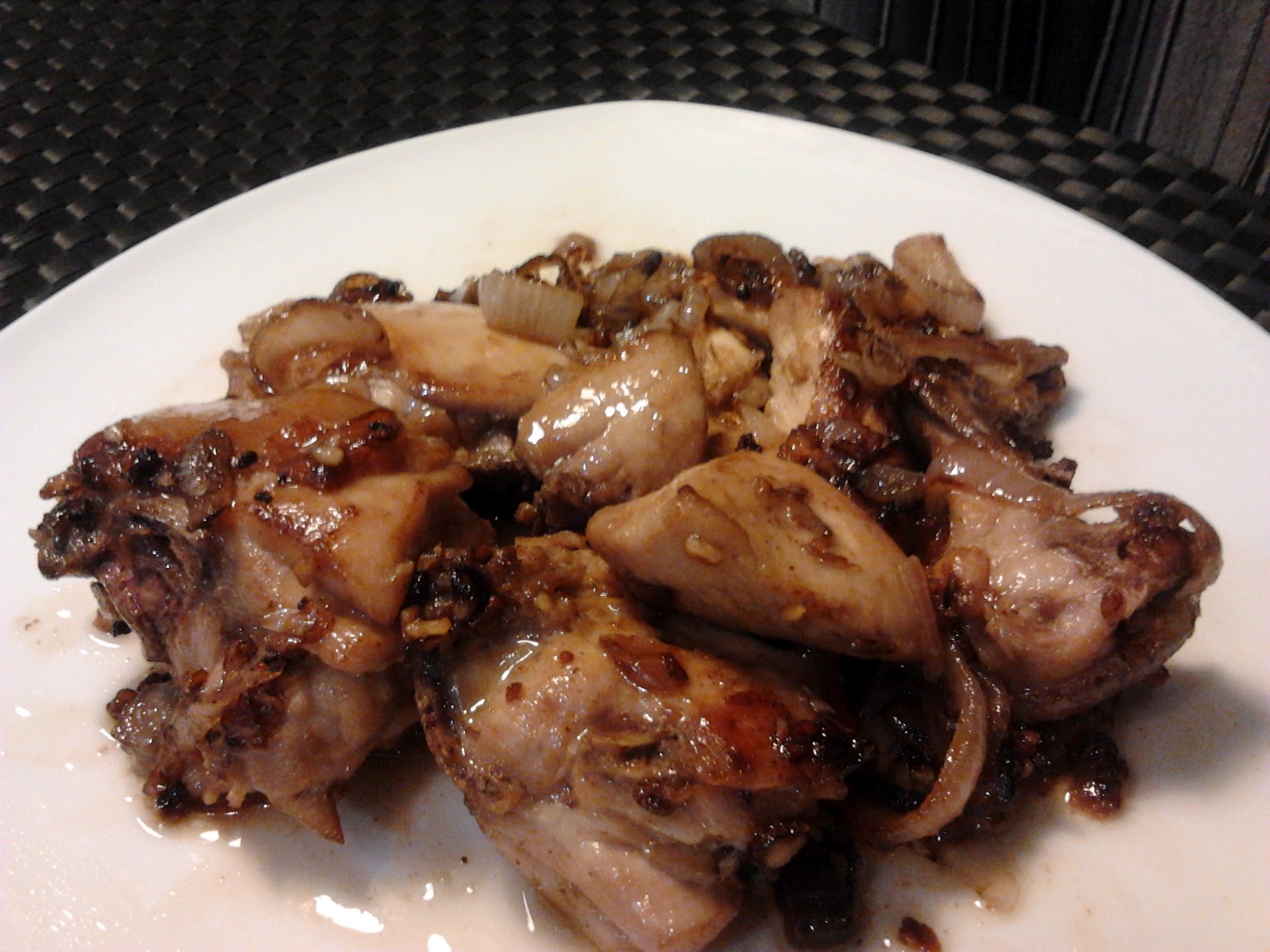 Stirfry Honey Chicken with Garlic and Onions Shan's Recipes