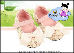 CHLOE BOW SHOES PINK RM45
