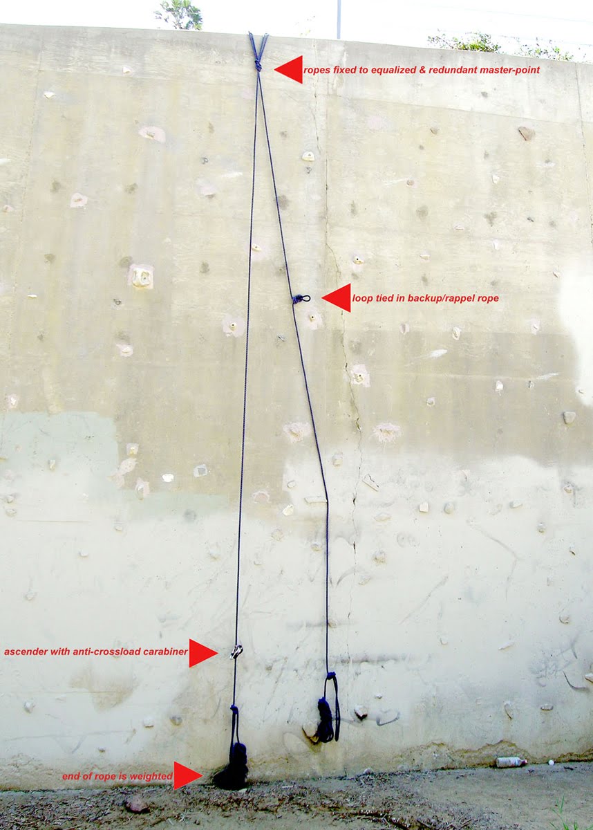 Earthworks Climbing School Top Rope Soloing