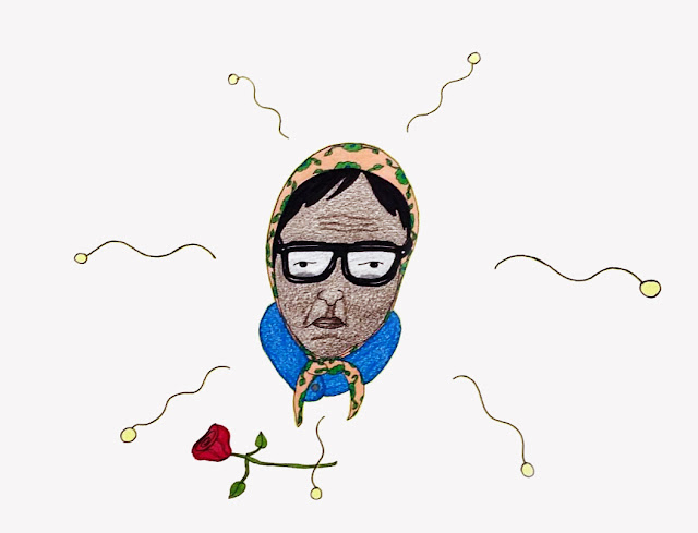 Annie Pootoogook, Composition (“Portrait of Pitseolak”), 2006 © Annie Pootoogook