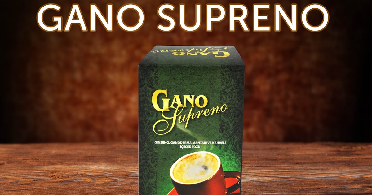 Gano Supreno Coffee Gano Excel Kahve Coffee