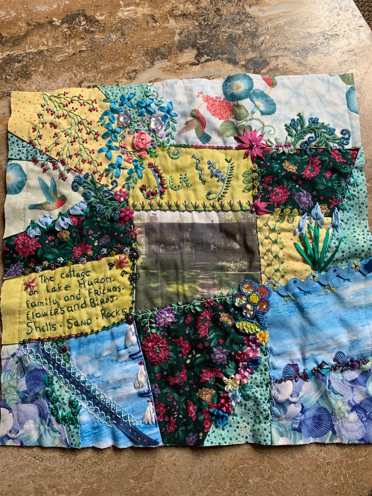 Crazy Quilt Journal Project Carolyn Knaggs