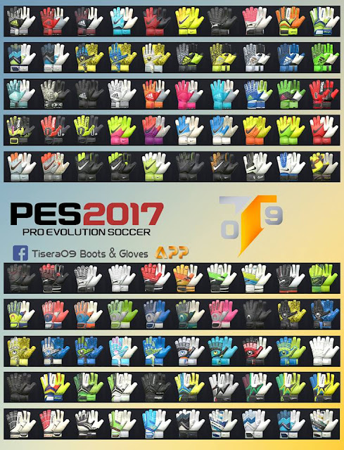 PES 2017 Glovepack V4 dari T09