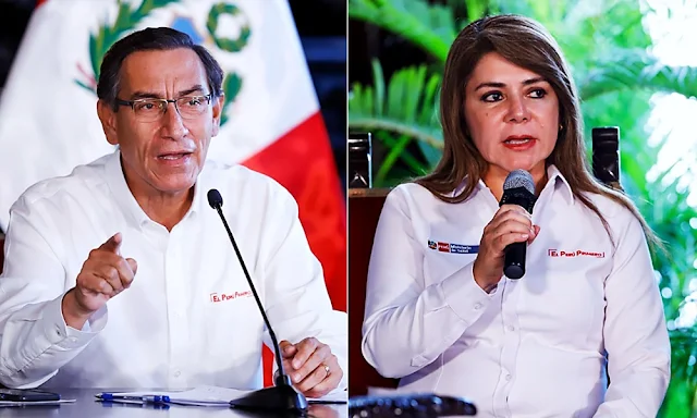 Presidente Vizcarra anuncia el cese de Elizabeth Hinostroza como ministra de Salud