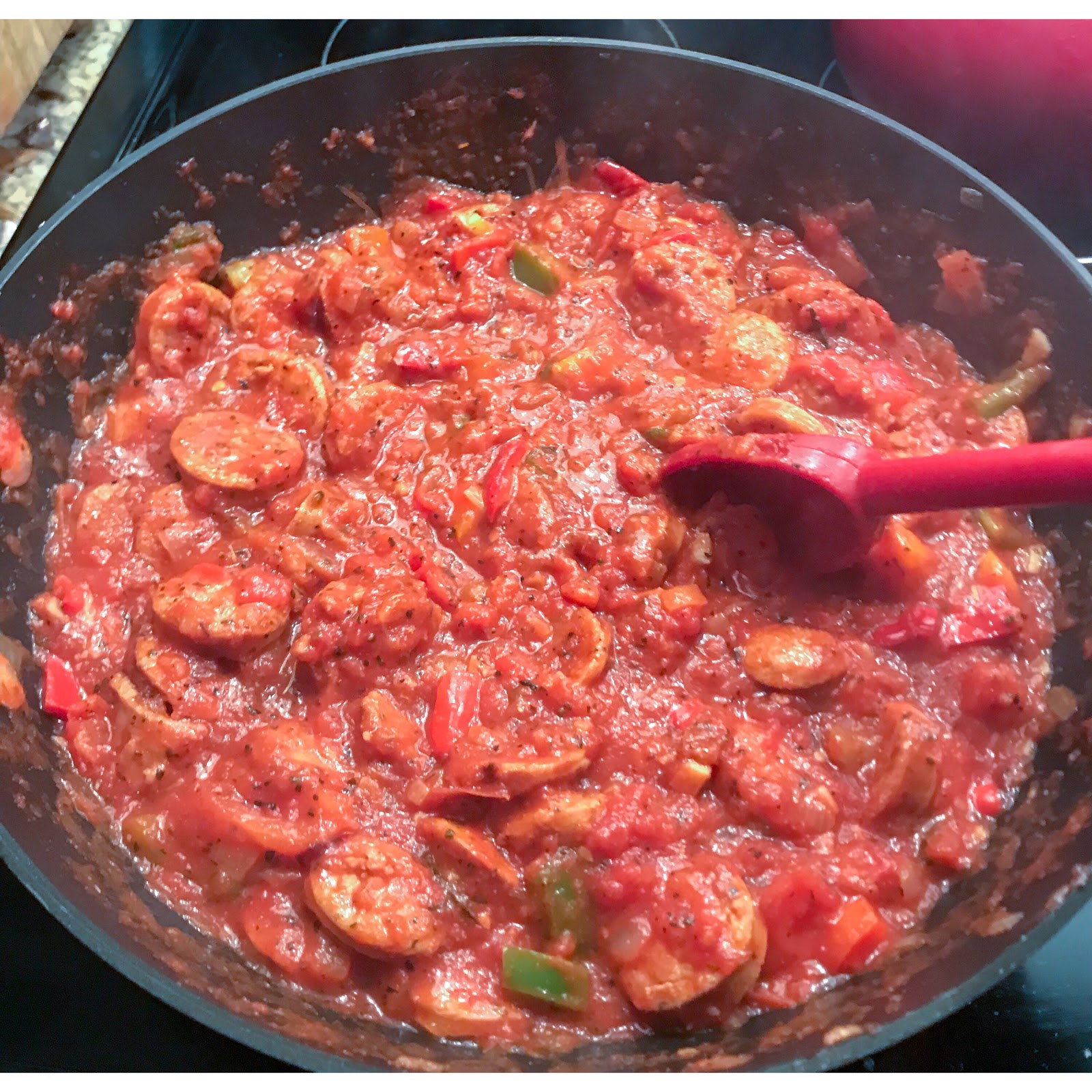 Turkey Sausage and Peppers