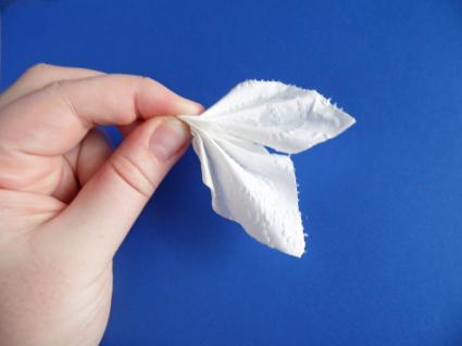 Оригами «Роза» из туалетной бумаги