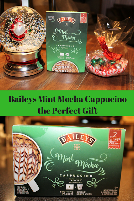 Baileys Mint Mocha Cappuccino the perfect gift, gift, gift guide, coffee, coffee lover, keurig, drinks