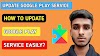 How to update google play service