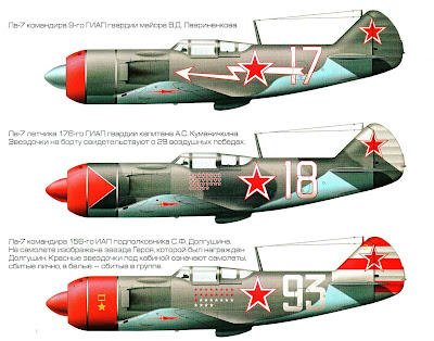 Окраска истребителя Ла-7