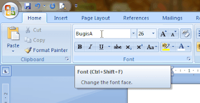 Cara Install dan Mengetik Font Lontara Bugis di PC