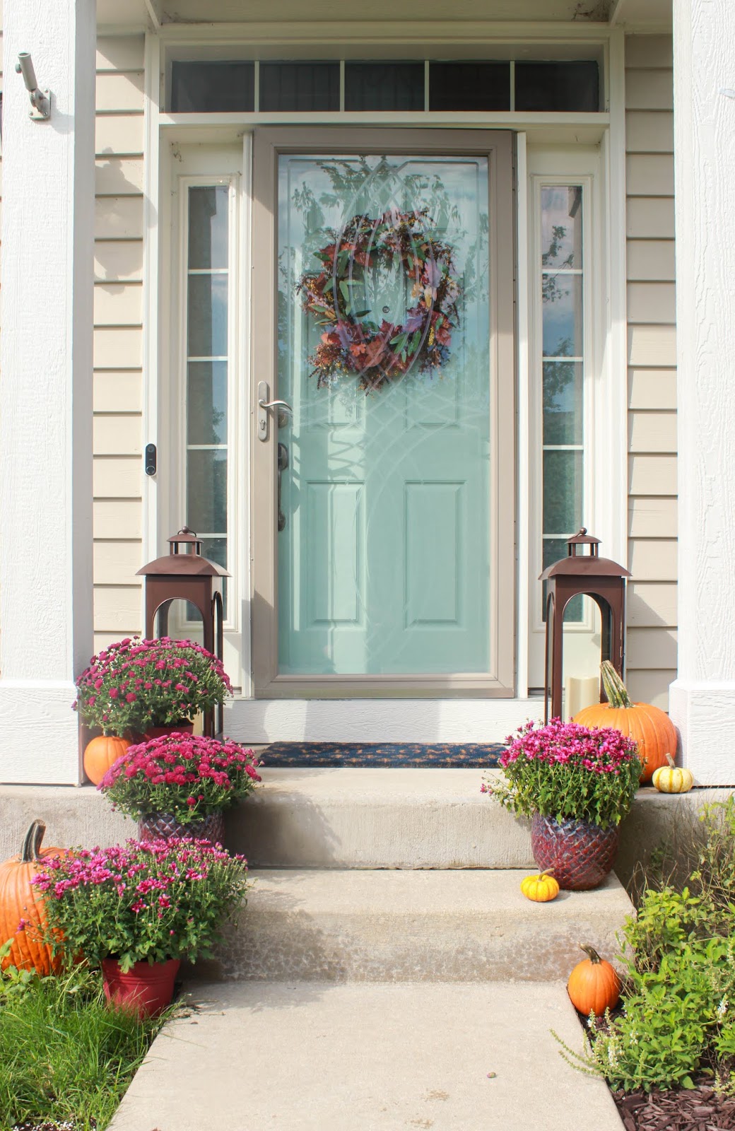Lanterns fall porch