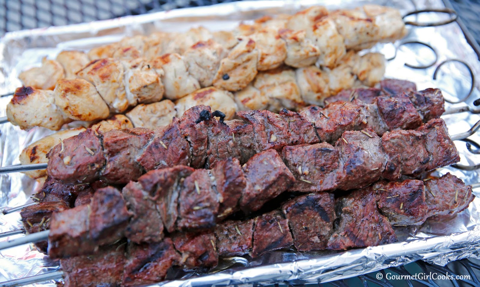 Gourmet Girl Cooks Grilled Shish Kebabs Our Belated Easter Dinner