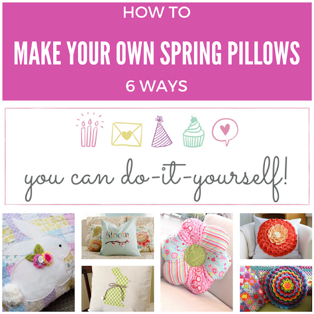 6 DIY Spring Pillows