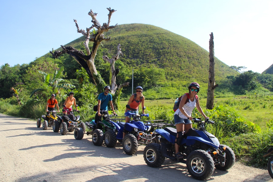 Chocolate Hills ATV (All Terrain Vehicle) Bohol Island Tour WoW