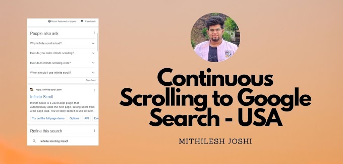 USA Google Update - Advantages & Disadvantages of Continuous Scrolling