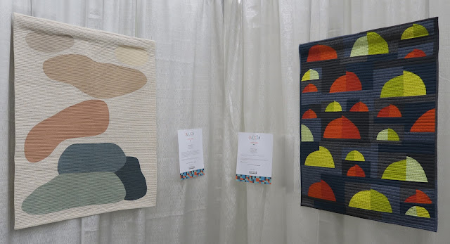 Quiltcon 2020 - Unestable Balance and Lemons and Oranges by Carolina Oneto