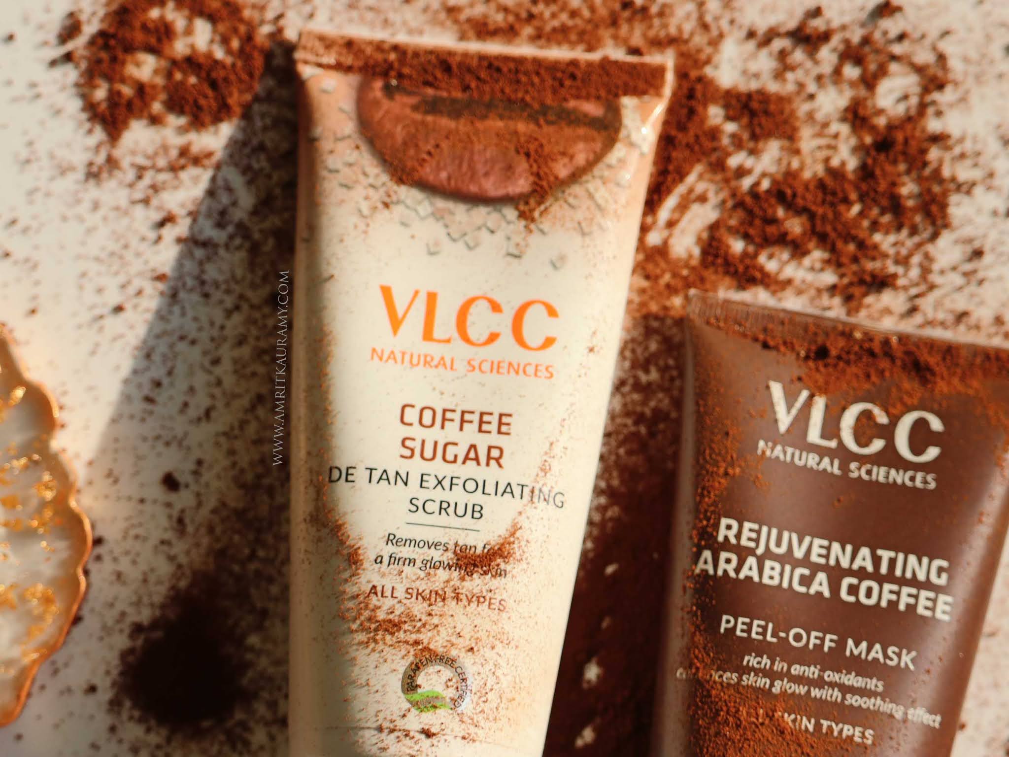 VLCC Coffee Sugar Scrub and Arabica Coffee Peel-off Mask