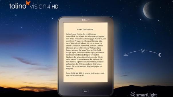 Tolino Vision 4 HD - nowy czytnik z regulacją barwy podświetlenia Tolino Vision 4 HD