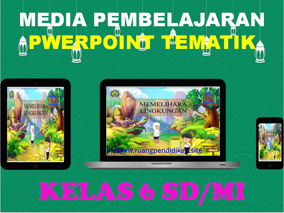 Media Ajar Powerpoint Tematik Kelas 6 Sd Mi Kurikulum 2013 Ruang Pendidikan