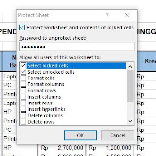 Mengamankan Sheet Excel