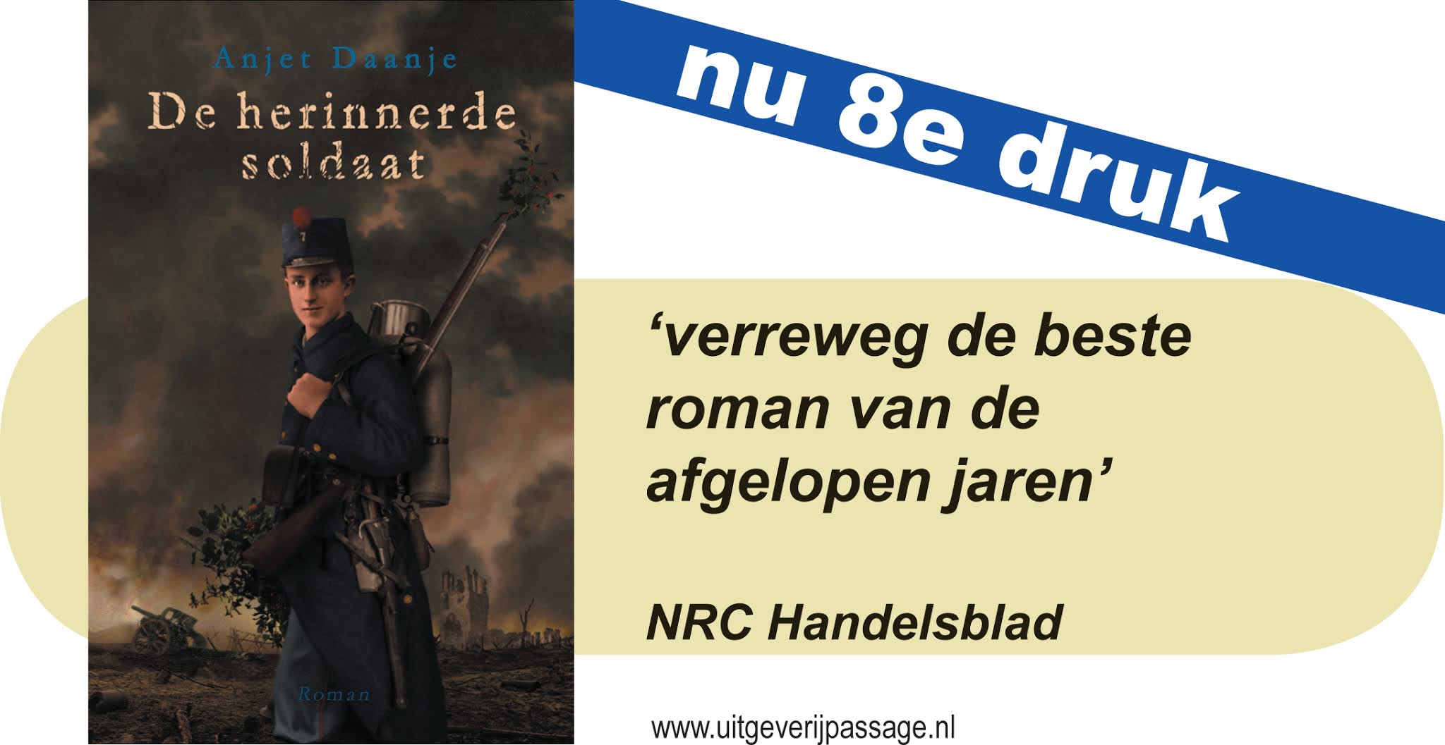 UitgeverijPassage-nieuws: 8e druk De herinnerde soldaat