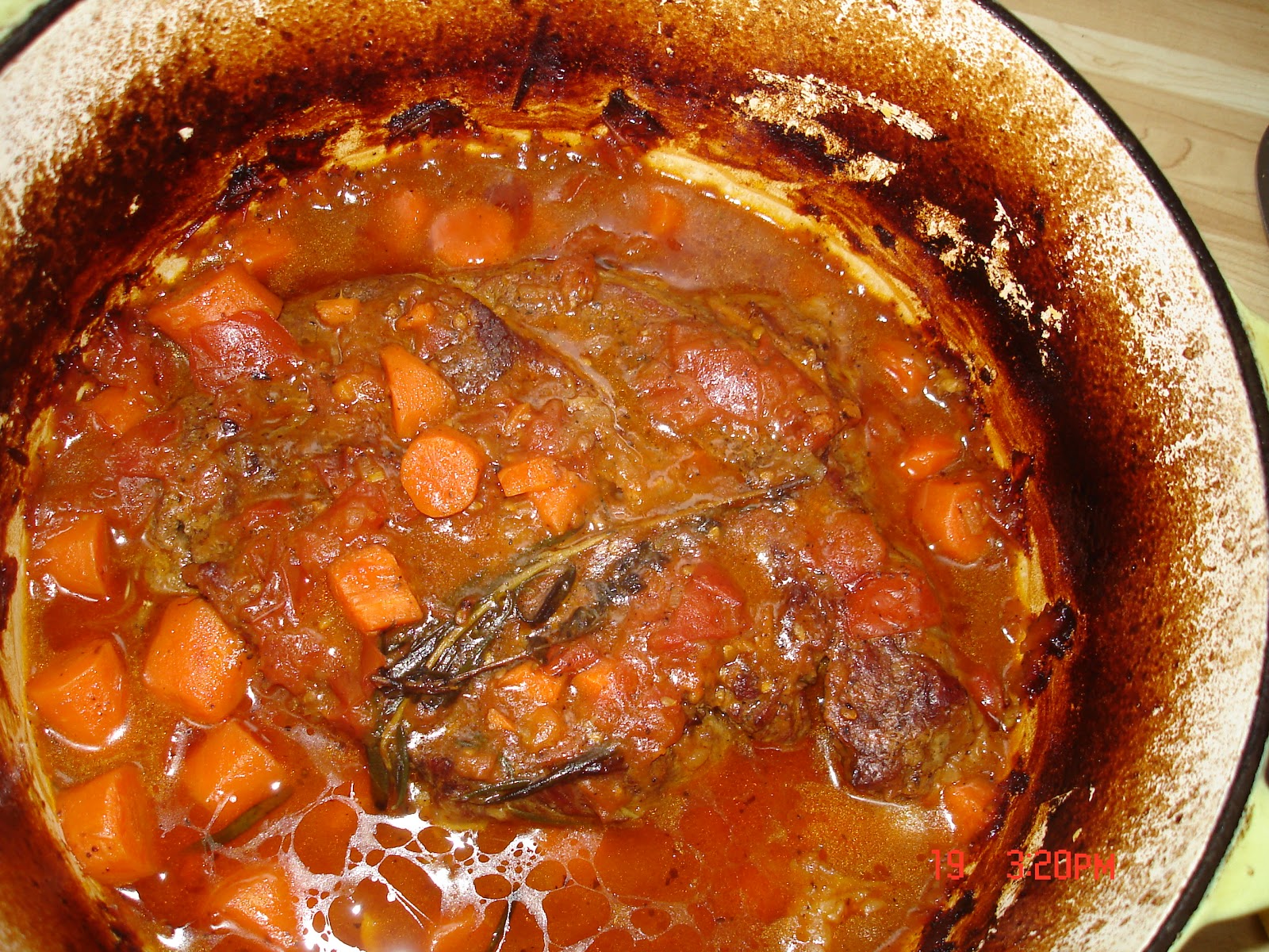 Le gourmand de Simone Boeuf braisé a l'italienne