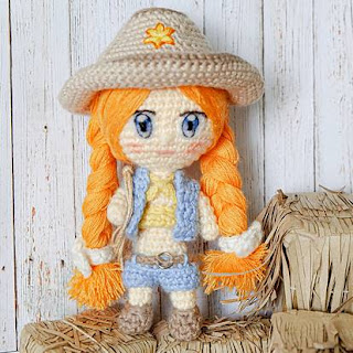 PATRON GRATIS COWGIRL AMIGURUMI 40085