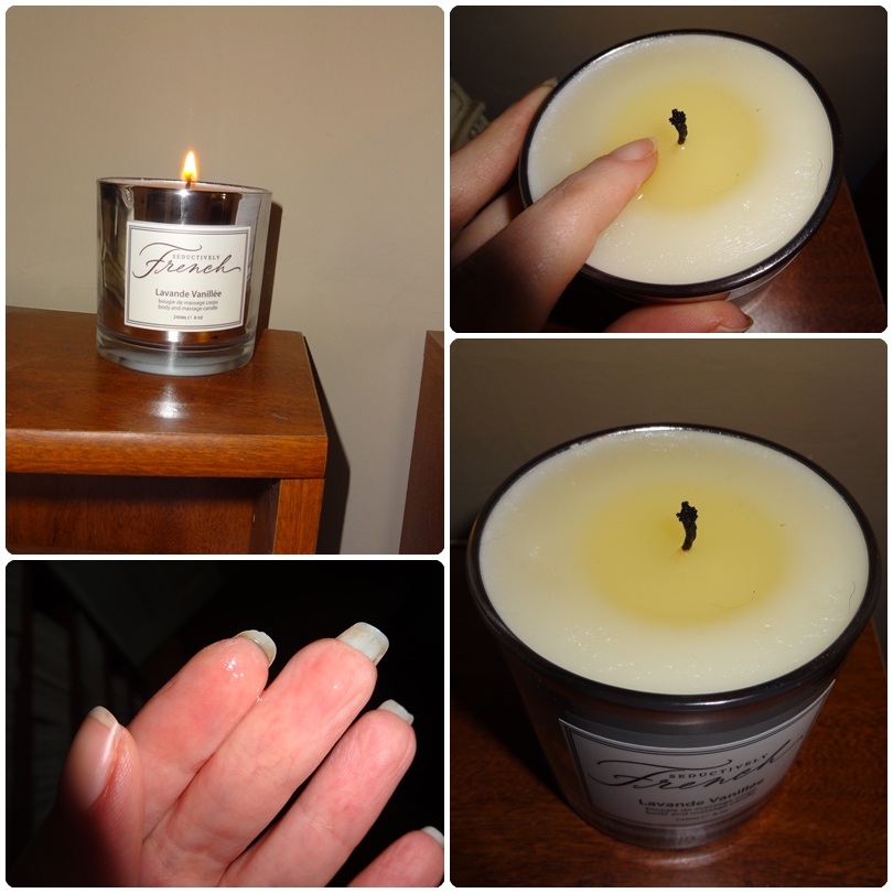My Empty Nest Seductively French Massage Oil Candle