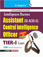 Best Guide Books for Assistant Central Intelligence Officer Grade II Exam 2020