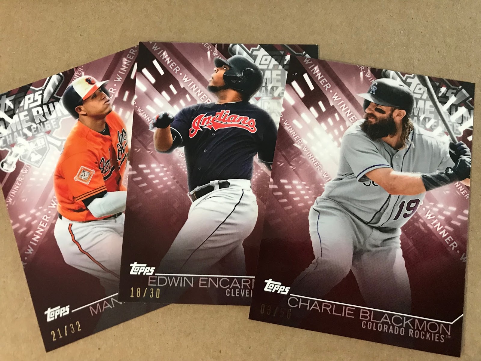 Scribbled Ink Topps Home Run Challenge Winners!