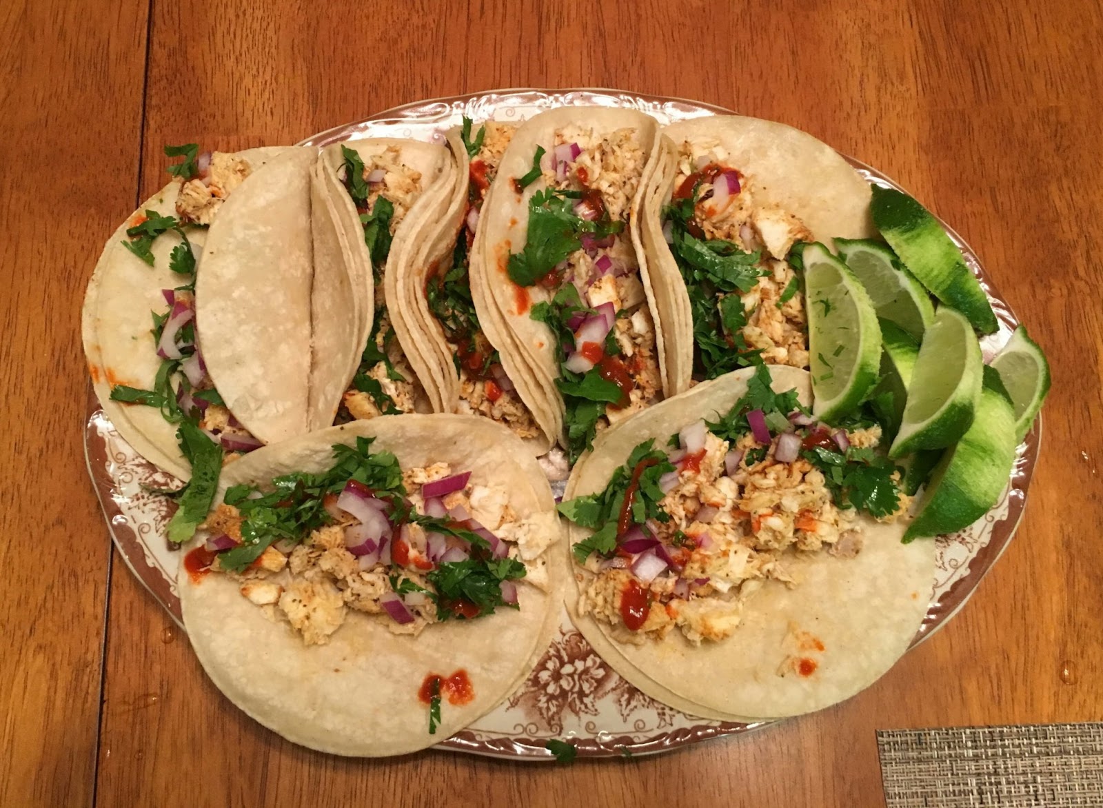 One Tiny Kitchen Halibut Tacos