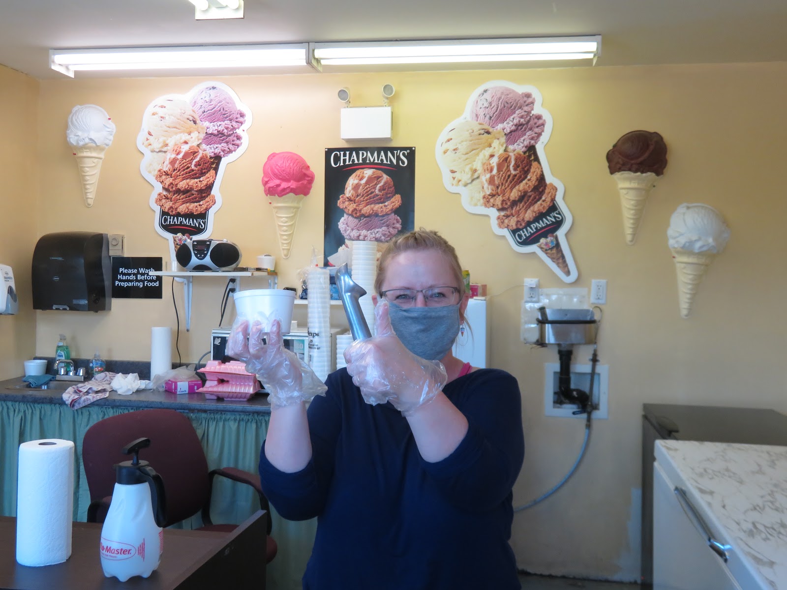 Charles Leblanc's Other Blog Deogy loves Chapman's Ice Cream in