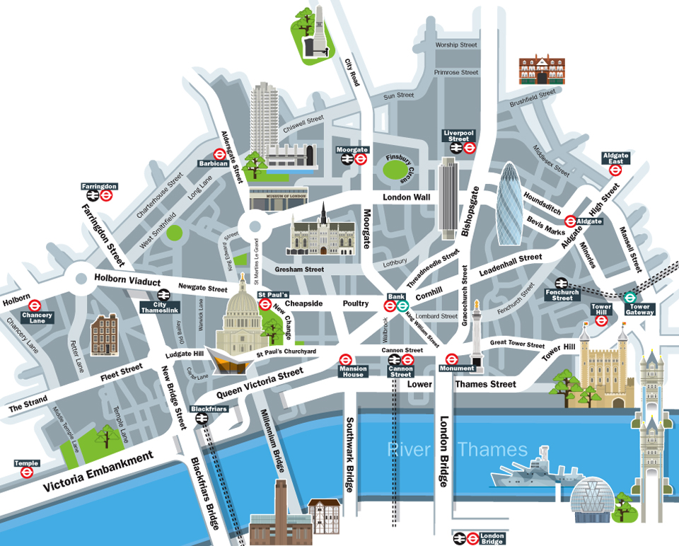 Un paseo por la City de Londres