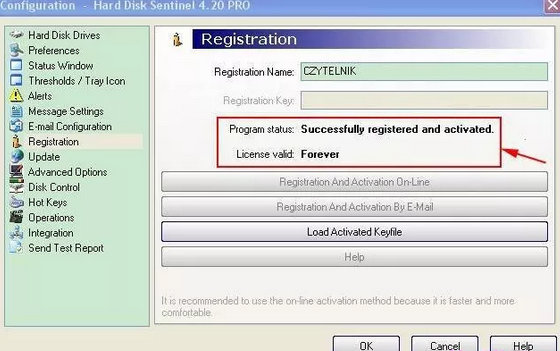 hard disk sentinel 5.01 pro registration key 2018